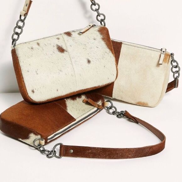 Free People Alanna Cowhide Shoulder Bag - Picture 2 of 6